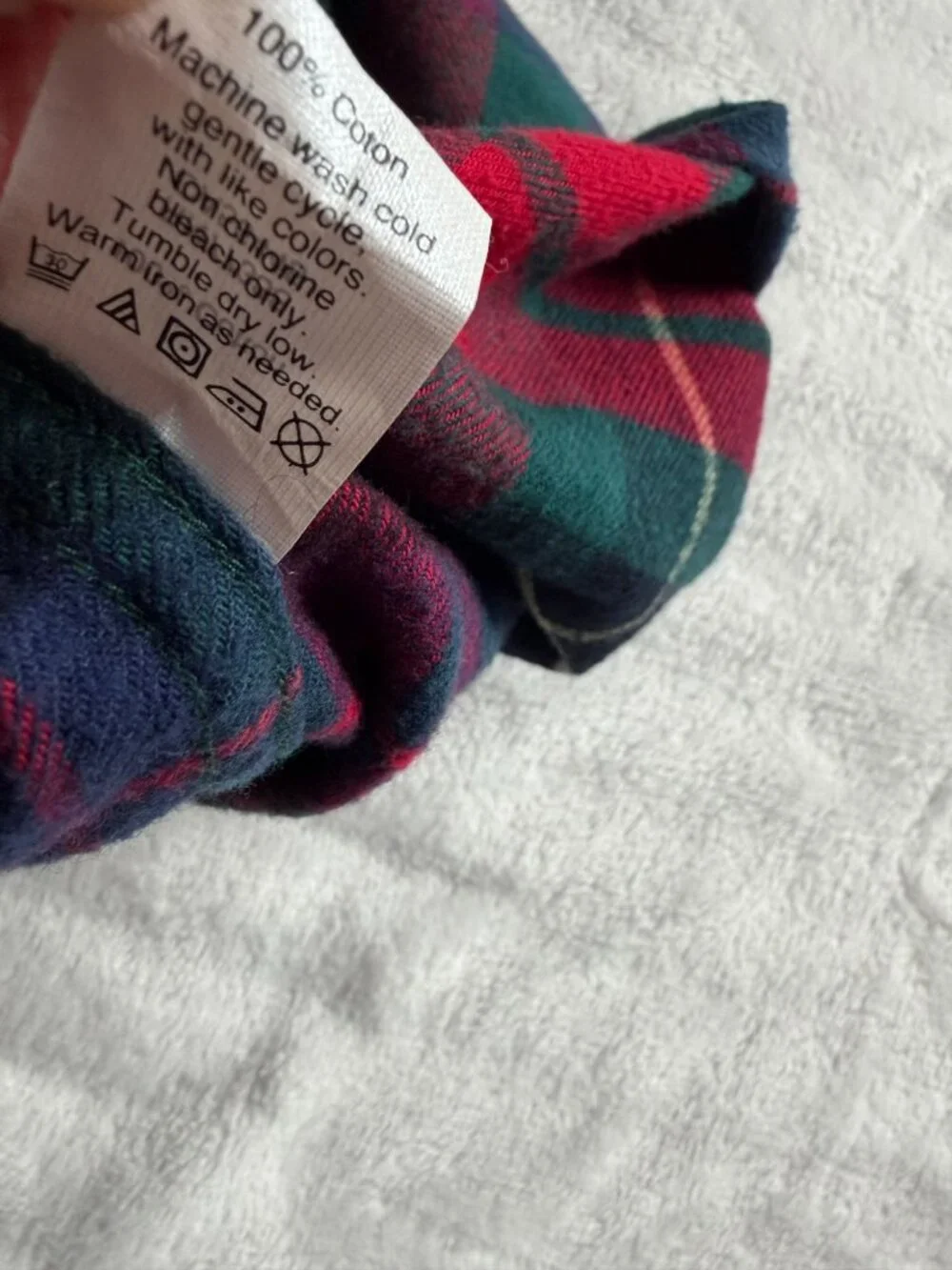 J.Crew Men's Flannel Plaid Long Sleeve Button Up Shirt Slim Fit XL Red/Green